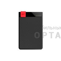 Жесткий диск HDD Siliсon Power 2 TB D30 Diamond Slim, чёрный, 2.5", USB 3.1