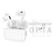 Наушники беспроводные внутриканальные Hoco Premium EW77, белые