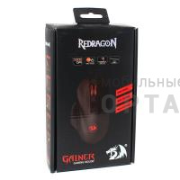 Мышь игровая, REDRAGON Gainer, черный, USB, кабель 1,5м