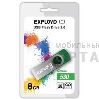 Флешка USB 8 Гб Exployd  530  зелёный