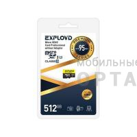 MicroSDXC  512GB  Exployd Class 10 Premium UHS-I U3 (95 Mb/s) без адаптера MicroSDXC  512GB  Exployd Class 10 Premium UHS-I U3 (95 Mb/s) без адаптера