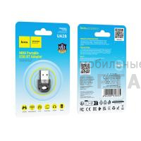 Адаптер HOCO UA28, Bluetooth 5.0, пластик, цвет: чёрный (1/60/480) Адаптер HOCO UA28, Bluetooth 5.0, пластик, цвет: чёрный (1/60/480)
