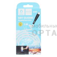 Кабель-Usb Type-c VDenmenv. D19T Silicone cable 1м, белый