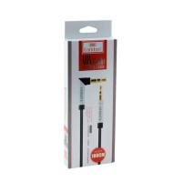 Кабель AUX, Jack 3,5mm(m)-Jack 3,5mm(m) Earldom ET-AUX01, 1m, черный