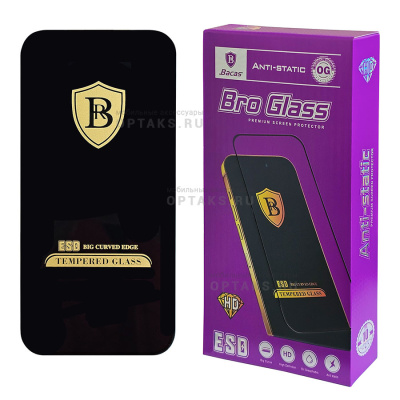 Стекло защитное Bro Glass OG, в пачке 10шт, (заказ кратно10шт/цена за 1шт), iPhone 13 mini