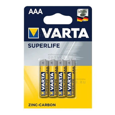 Элемент питания VARTA  R03 Superlife (4 бл)   (48/96)